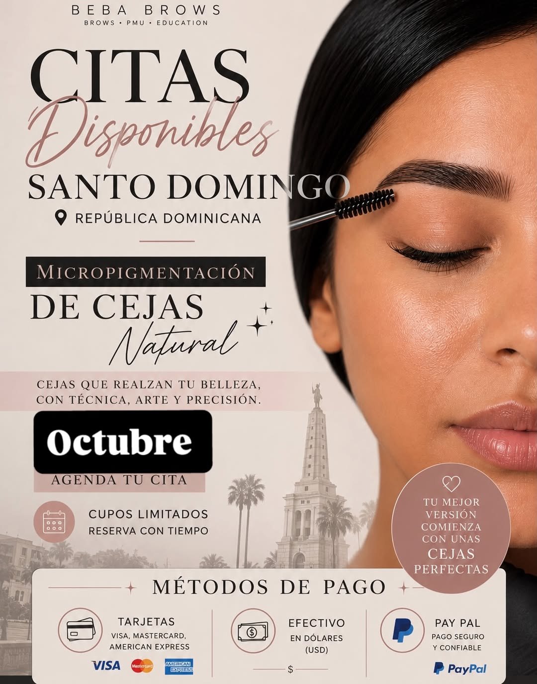 Gira de Beba Brows en Santo Domingo